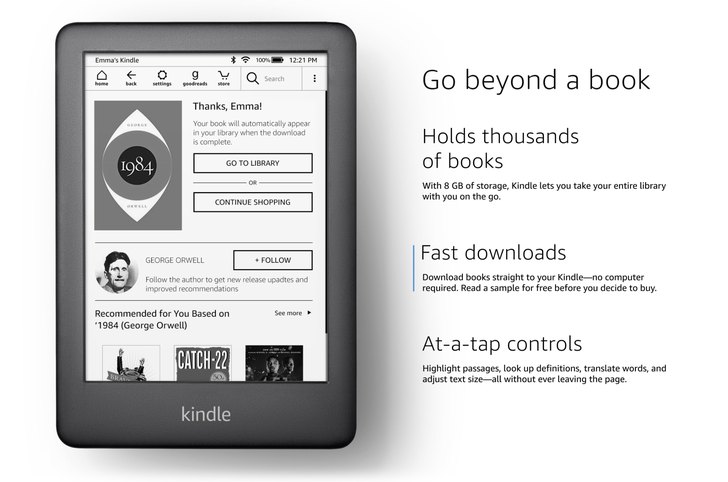 Amazon Kindle 10-го поколения подешевел примерно на треть в преддверии черной пятницы