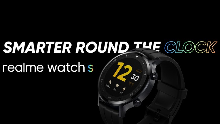 Realme Watch S. Умные часы с 1.3-дюймовым дисплеем, водонепроницаемым корпусом и датчиком уровня кислорода в крови за $95