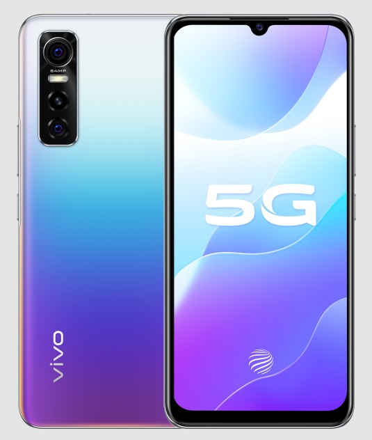 Vivo S7e. Смартфон с 6.44-дюймовым AMOLED дисплеем на базе процессора MediaTek Dimensity 720, оснащенный тройной камерой и аккумулятором емкостью 4100 мАч