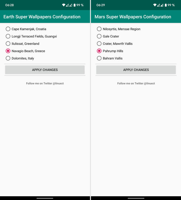 Скачать обновленные версии Супер Обоев MIUI 12 «Земля» и «Марс» с новыми сценами для любых Android устройств
