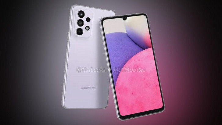 Samsung Galaxy A33 5G. Так будет выглядеть смартфон с 6.4-дюймовым экраном и камерой с четырьмя объективами