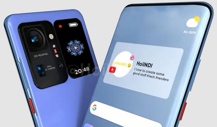Xiaomi 12 Ultra с дополнительным дисплеем на качественных изображениях 