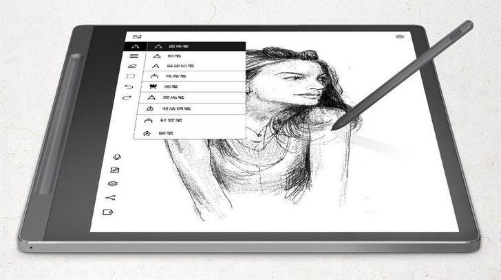 Lenovo Yoga Paper. Десятидюймовый планшет с рукописным вводом оснащенный черно белым экраном на электронных чернилах