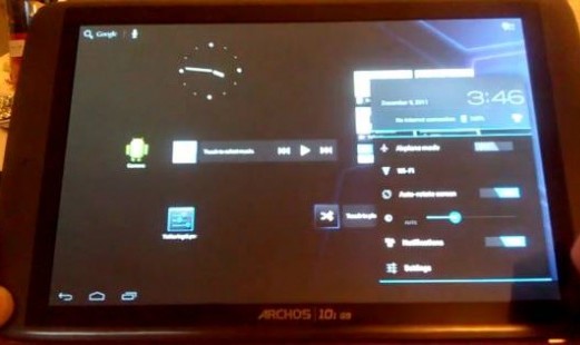 прошивка Android 4 Ice Cream Sandwich для Archos 101 G9