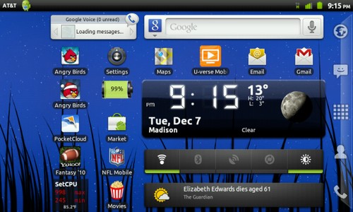 Прошивка Android 2.3 для  Dell Streak 5