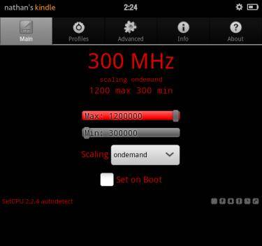 Разгон планшета Kindle Fire