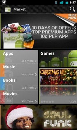Новая версия Android Market