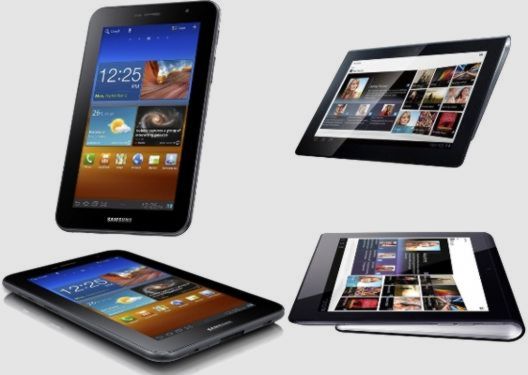 Sony Tablet S против Galaxy Tab 7.0 Plus
