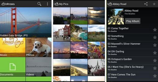Bitcasa для Android