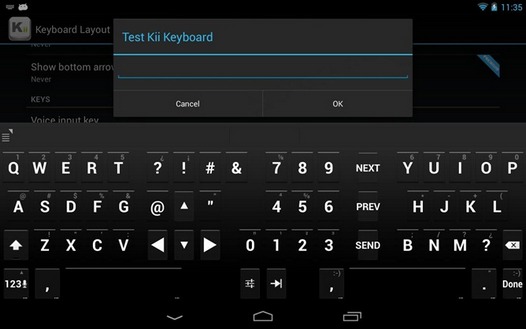 Альтернативная клавиатура Kii со множеством настроек