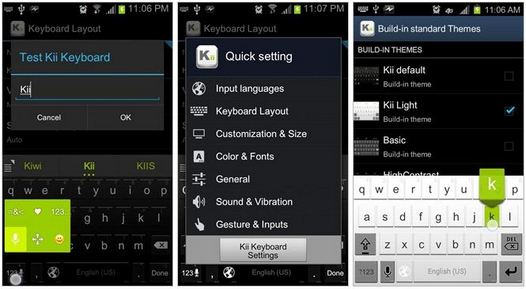 Альтернативная клавиатура Kii со множеством настроек