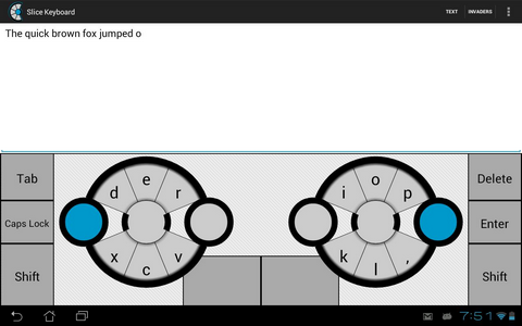 Программы для планшетов. Slice Keyboard