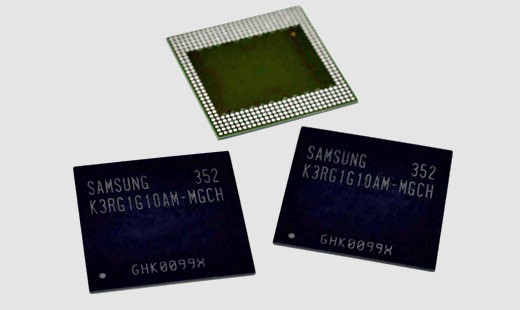 Первые мобильные чипы DRAM LPDDR4 от Samsung. Вскоре мы сможет купить планшеты и смартфоны с 4 ГБ оперативной памяти.