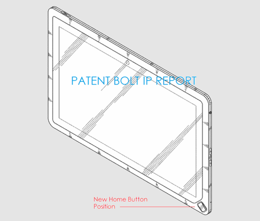Планшет Samsung с кнопкой «домой» в углу корпуса и изогнутые смартфоны в новых патентах компании