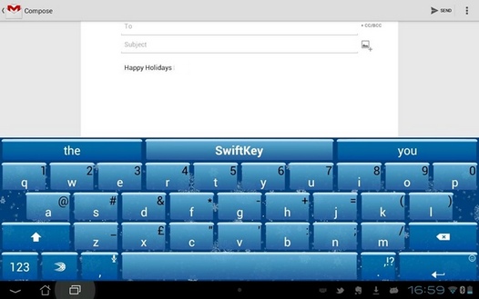Программы для Android. Клавиатура SwiftKey обновилась. Новогодняя тема со снегом и ветром, обновленный процесс установки и исправление ошибок