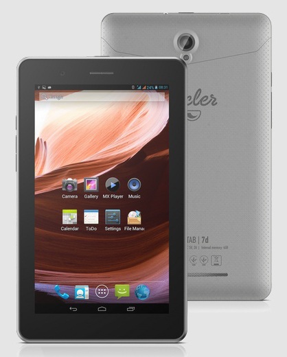 WEXLER.TAB 7d. Семидюймовый Android планшет с 3G модемом и двумя SIM картами