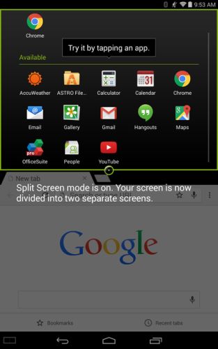 Android планшеты Acer Iconia Tab 8 получили возможность одновременной работы с двумя приложениями (Видео)