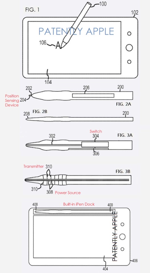 Apple запатентовала цифровое перо iPen, которым можно рисовать и писать одновременно на бумаге и на планшете или смартфоне
