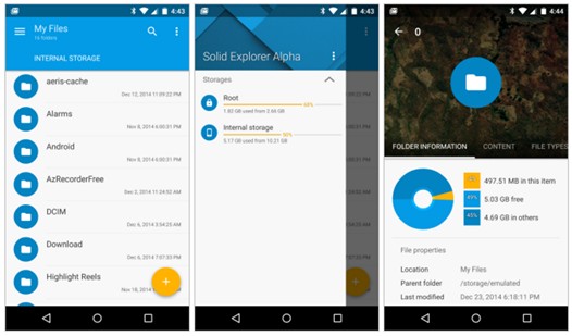 Программы для Android. Один из лучших менеджеров файлов, Solid Explorer в версии 2.0 Alpha получил дизайн в стиле Material (Скачать)