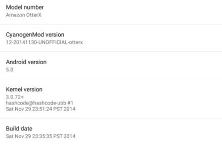 Kindle Fire первого поколения получил неофициальное обновление до Android 5.0 