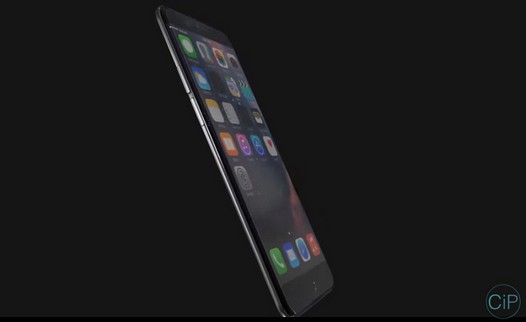 iPhone 7 Edge с изогнутым экраном позирует на видео