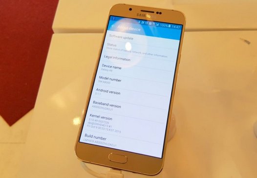 Samsung Galaxy A8 (2016). Живые фото смартфона появились в Сети