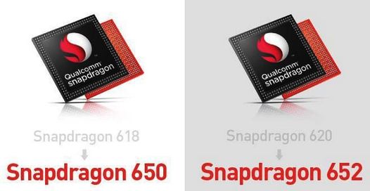 Qualcomm Snapdragon 620 и Snapdragon 618 переименованы в Snapdragon 652 и Snapdragon 650