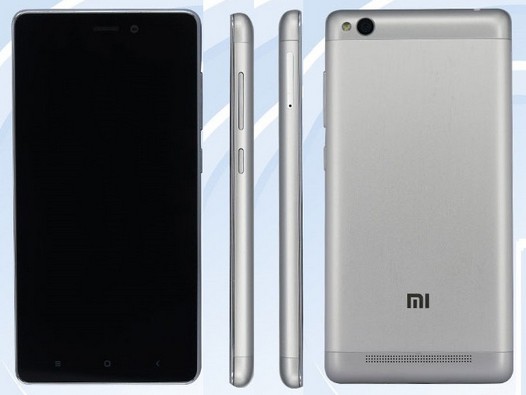 Xiaomi Redmi 3 c пятидюймовым экраном и корпусом из металла замечен в материалах TENAA