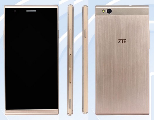 ZTE S2010. Новый 5-дюймовый Android смартфон ZTE с интересным дизайном замечен на сайте TENAA