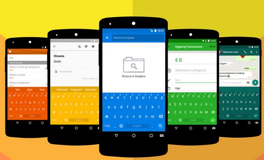 Программы для Android. Клавиатура Chrooma Keyboard beta теперь использует нейросеть для предугадывания слов, а также — умеет вставлять в текст GIF-ки