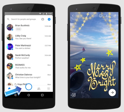 Программы для мобильных. Facebook Messenger получил новую камеру с 3D-эффектами