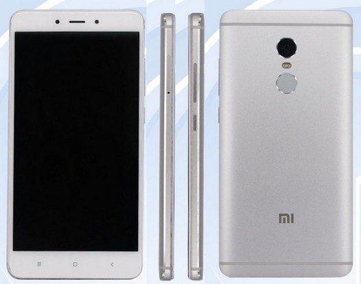 Xiaomi Redmi Note 4X. Технические характеристики и фото смартфона засветились на сайте TENAA?