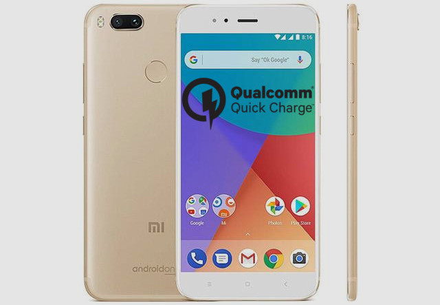 Xiaomi Mi A1 получит поддержку режима быстрой зарядки Qualcomm Quick Charge вместе с обновлением Android 8.0 Oreo