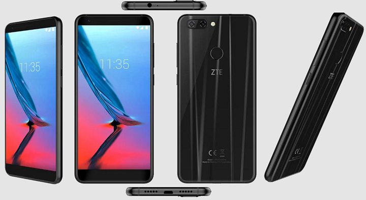 ZTE Blade V9 получил «бескрайний» дисплей, стеклянное покрытие задней панели и сдвоенную основную камеру