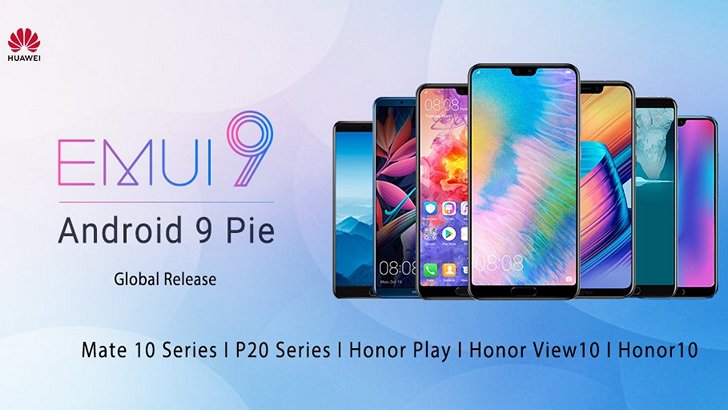 Обновление Android 9 Pie для Huawei P20, P20 Pro, Mate 10 Pro, Honor View 10, Honor 10 и Honor Play выпущено и поступает на смартфоны в разных регионах мира