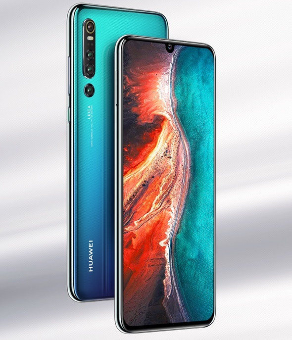 Huawei P30 Pro. Так будет выглядеть этот смартфон, оснащенный камерой с четырьмя объективами и дисплеем с каплевидным вырезом.