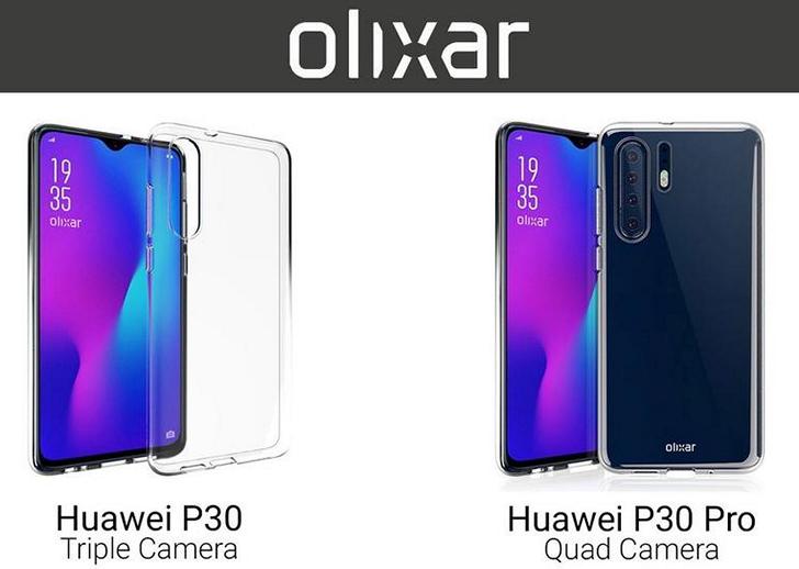 Huawei P30 и P30 Pro. Как будут выглядеть эти смартфоны
