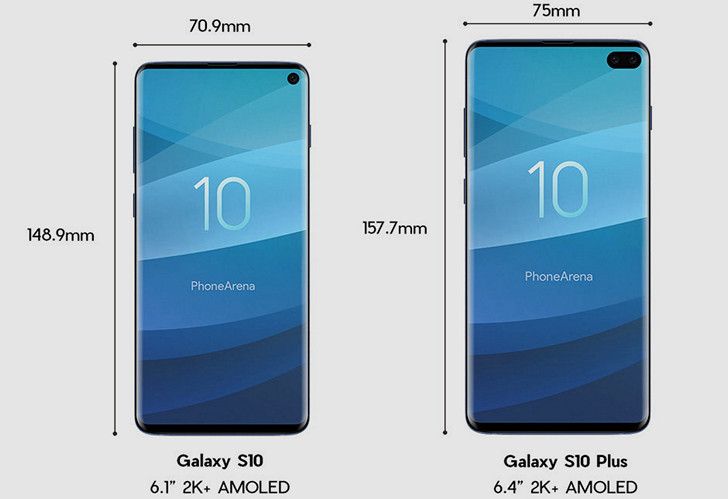 Samsung Galaxy S10, Galaxy S10+. Очередная утечка изображений и сведений о смартфонах