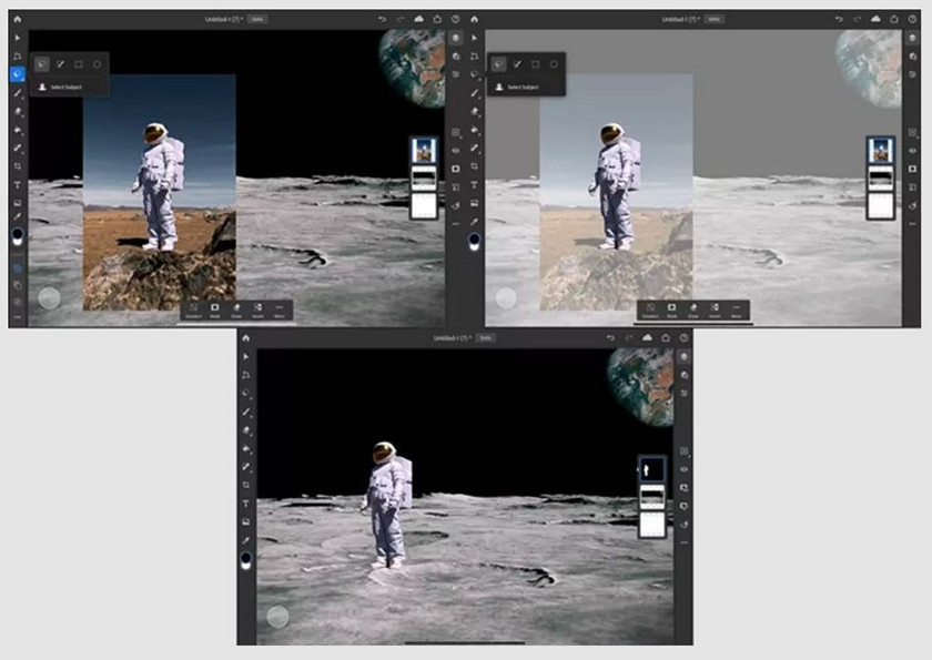 Photoshop для iPad получил функцию Select Subject (Выбрать объект) на базе искусственного интеллекта
