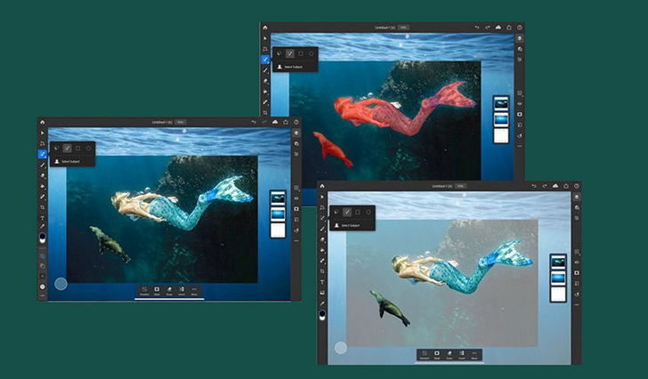 Photoshop для iPad получил функцию Select Subject (Выбрать объект) на базе искусственного интеллекта