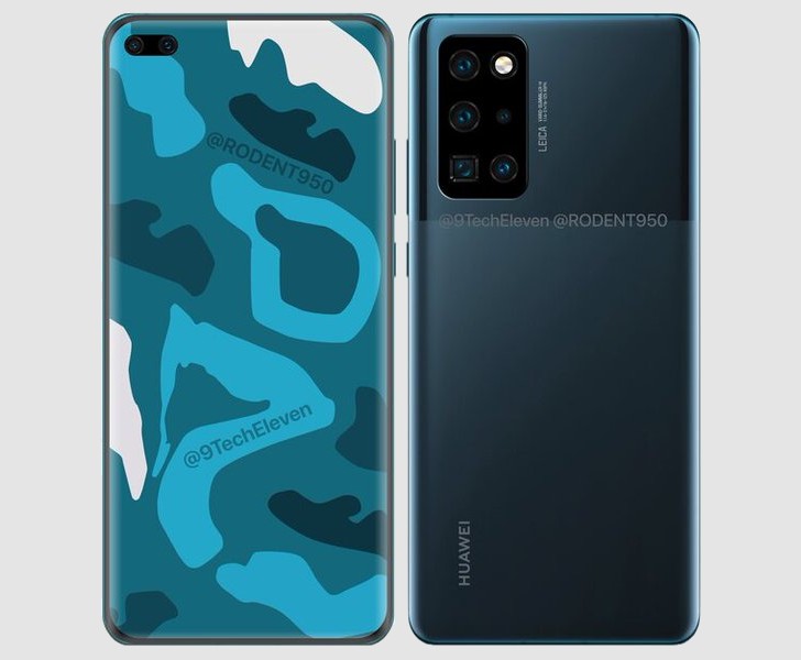 Huawei P40 Pro завсветился на качественных рендерах