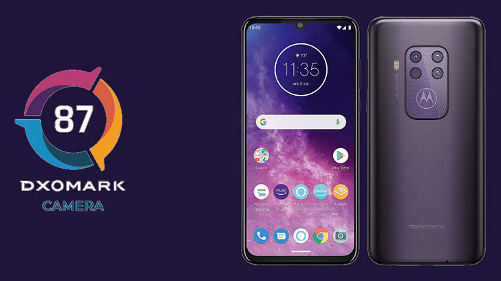 Motorola One Zoom в тесте DxOMark показал результат на уровне Apple iPhone 7 Plus и Samsung Galaxy A9