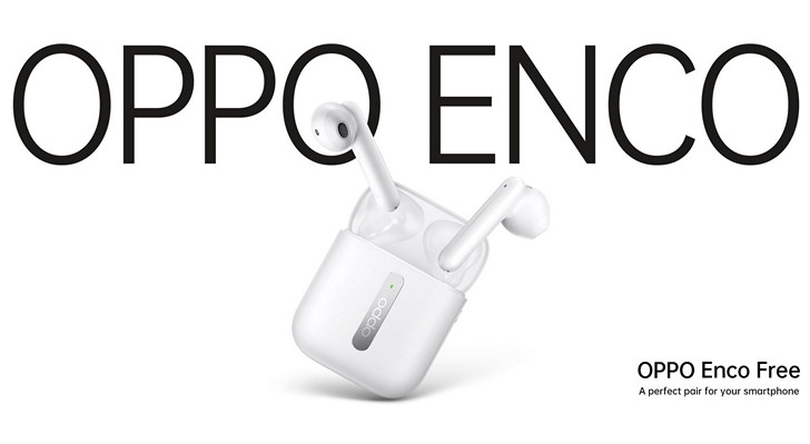 Oppo Enco Free.  Полностью беспроводные наушники в стиле AirPods от Apple