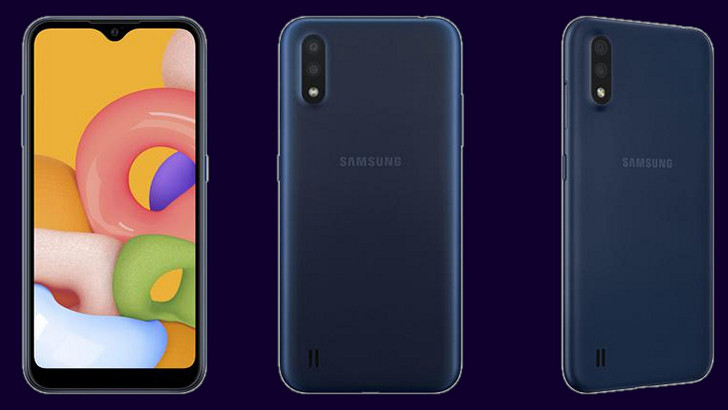 Samsung Galaxy A01. Недорогой смартфон с  Infinity-V дисплеем и сдвоенной 13-мегапиксельной камерой 