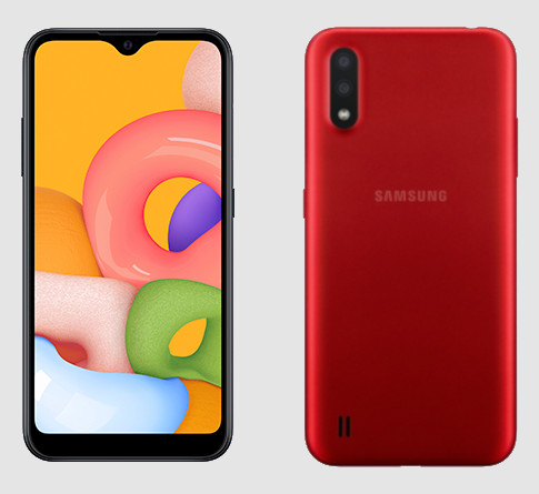 Samsung Galaxy A01. Недорогой смартфон с  Infinity-V дисплеем и сдвоенной 13-мегапиксельной камерой 