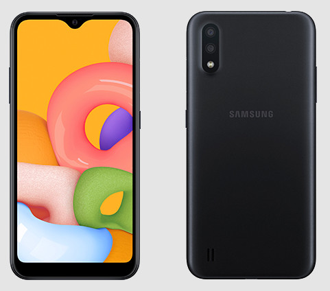 Samsung Galaxy A01. Недорогой смартфон с  Infinity-V дисплеем и сдвоенной 13-мегапиксельной камерой 