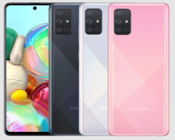 Samsung Galaxy A51 и Galaxy A71 официально: Infinity-O дисплей и квадратный модуль камеры