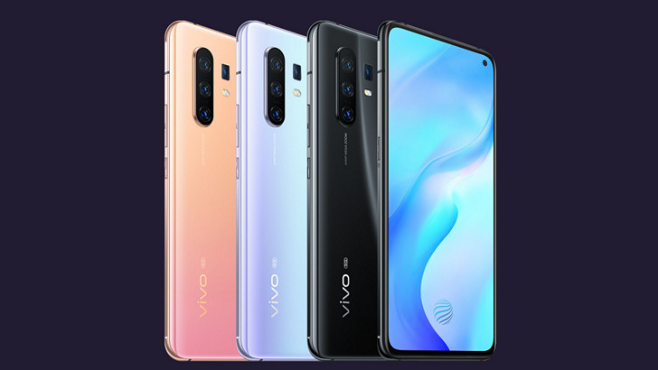 Vivo X30 и X30 Pro официально. Процессор Exynos 980, 5G модем, камера с 60-кратным увеличением за $470 и выше