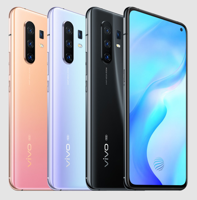 Vivo X30 и X30 Pro официально. Процессор Exynos 980, 5G модем, камера с 60-кратным увеличением за $470 и выше