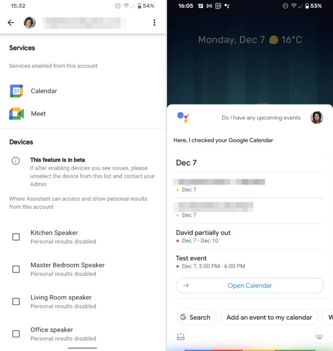 Ассистент Google, наконец, получил доступ к нескольким аккаунтам для событий Календаря и Meet